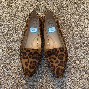 Leopard print ladies flats